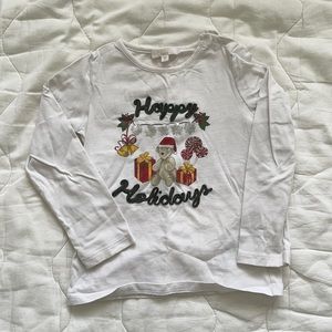 Gucci happy holidays Christmas long sleeve shirt 24m
